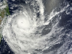 Alerte cyclonique sur La Réunion Pléiades